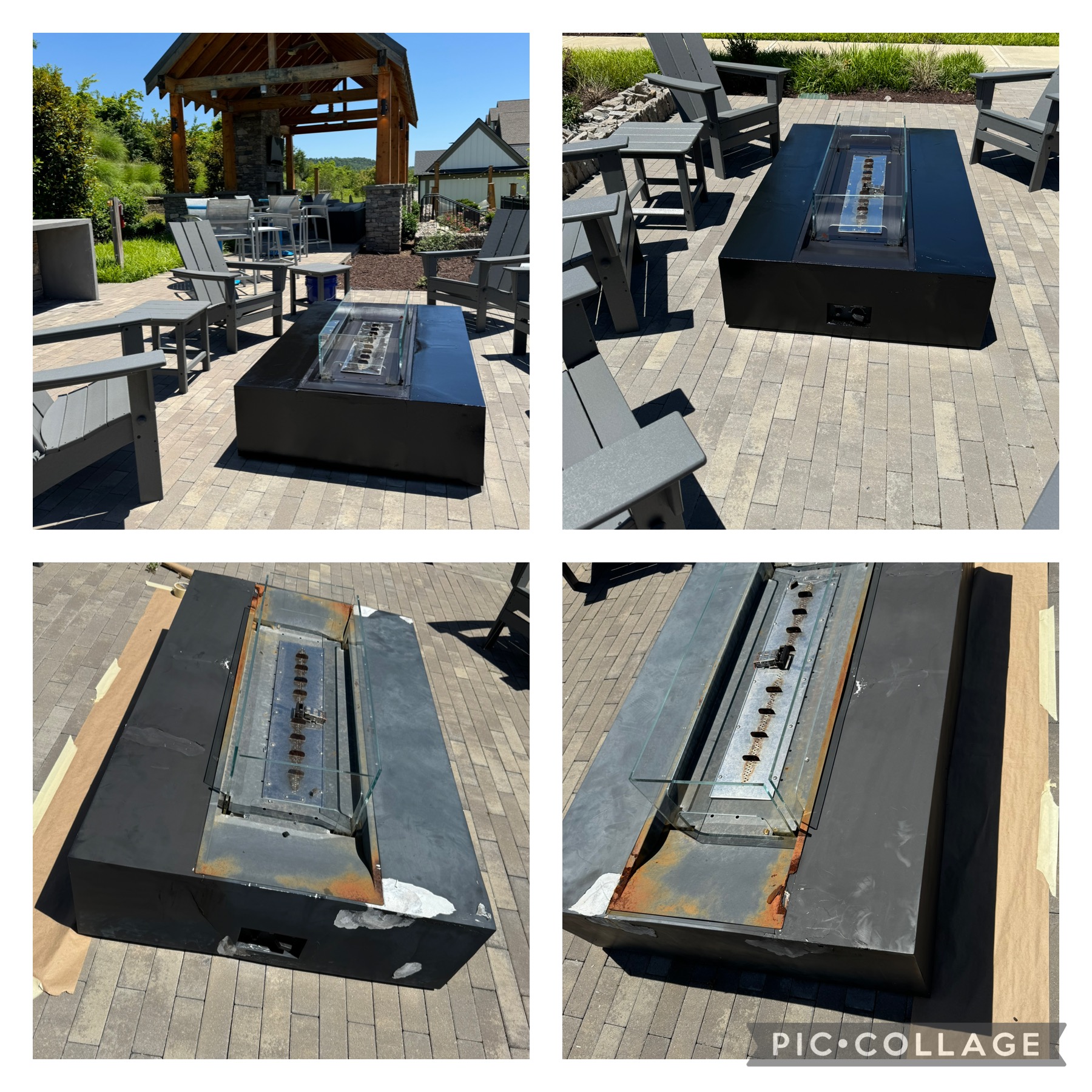Fire pit restoration project