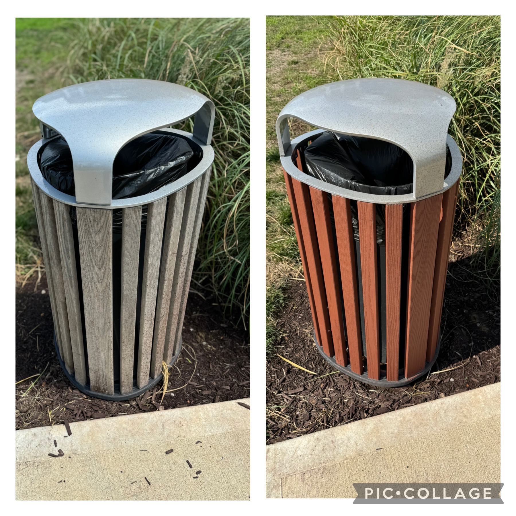 Trash can restoration project