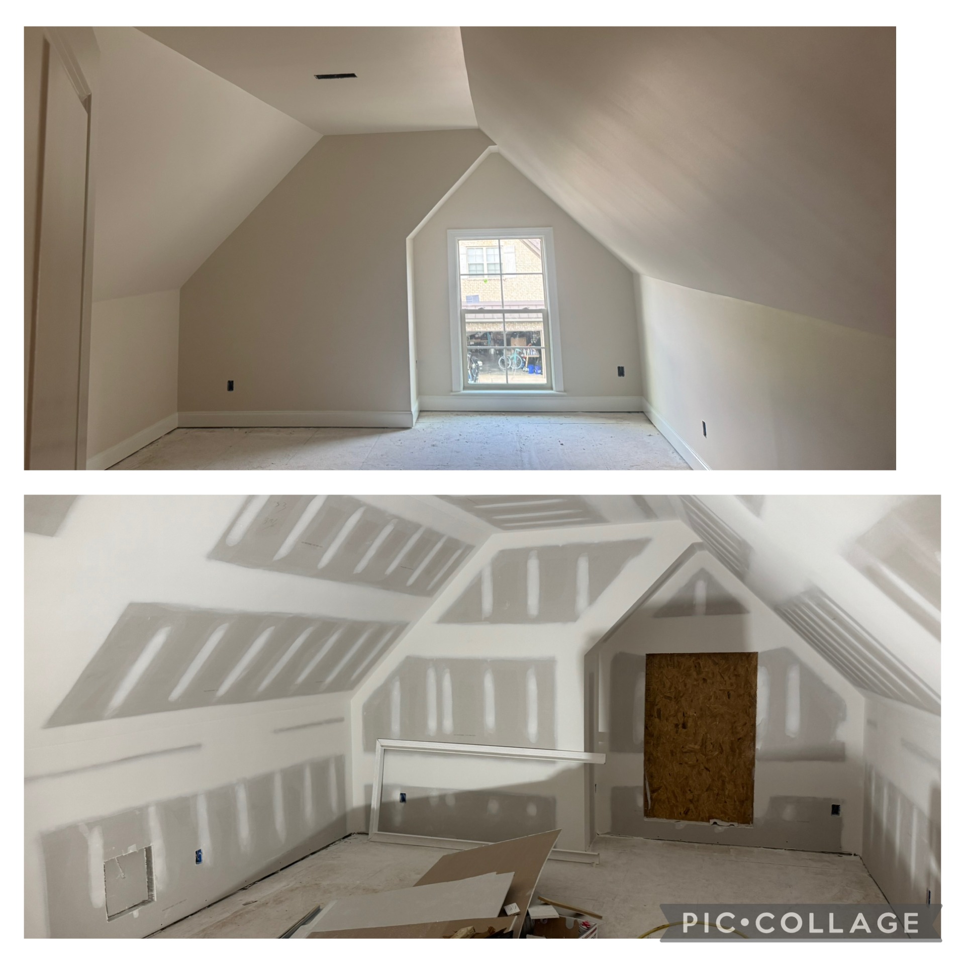 Drywall and attic remodel