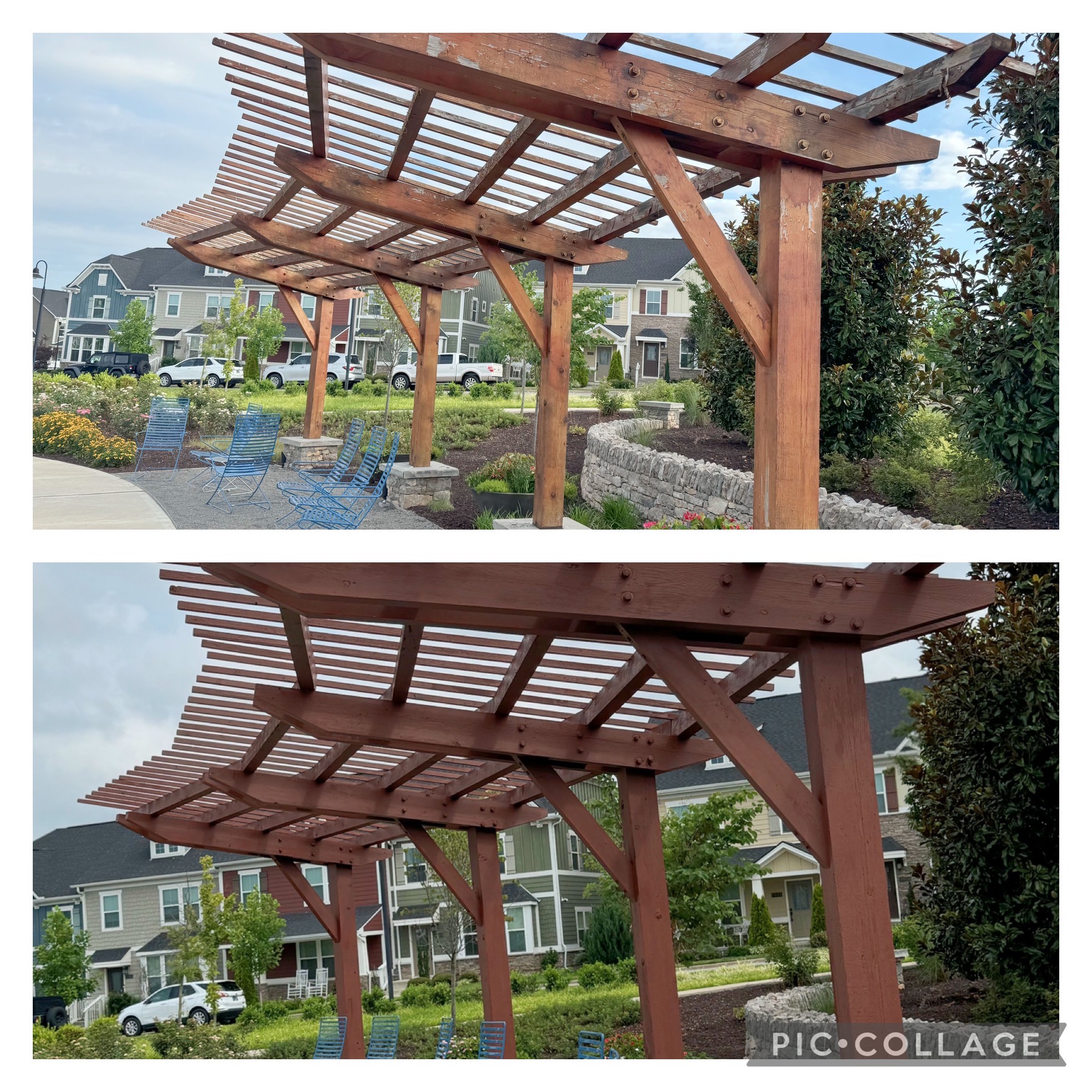 Pergola transformation